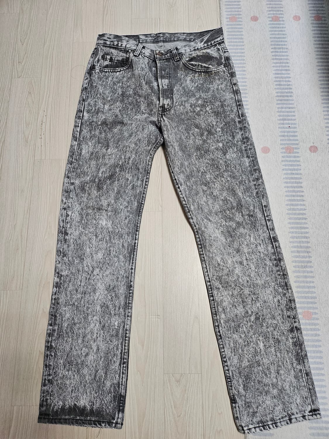 80s 리바이스 501 블랙 스톤워싱 상품이미지1