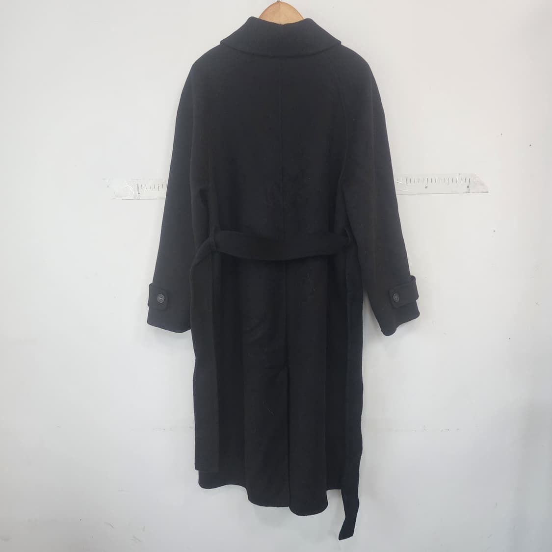 SOUP 핸드메이드 롱 코트 블랙 상품이미지8