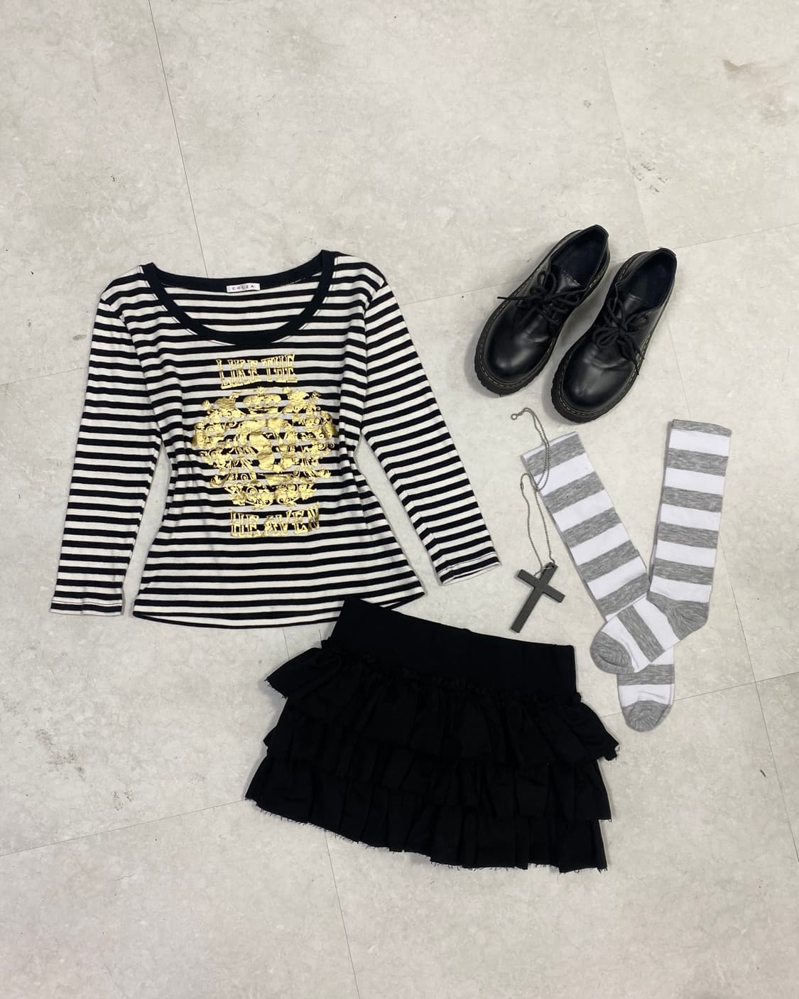 COLZA stripe t-shirt 상품이미지2