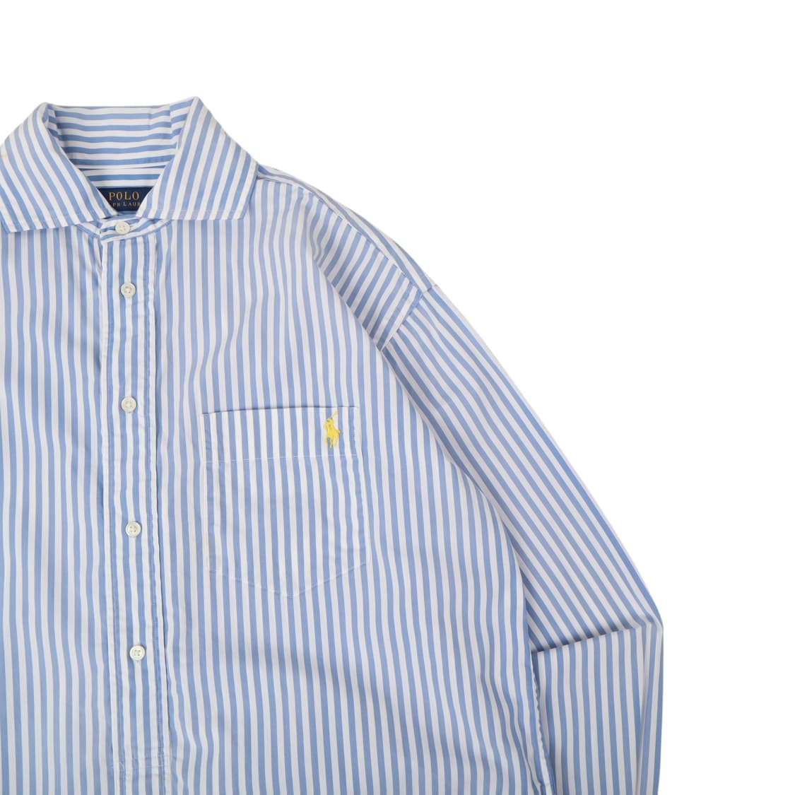 폴로 랄프로렌 라이트 블루 스트라이프 셔츠 원피스 상품이미지3