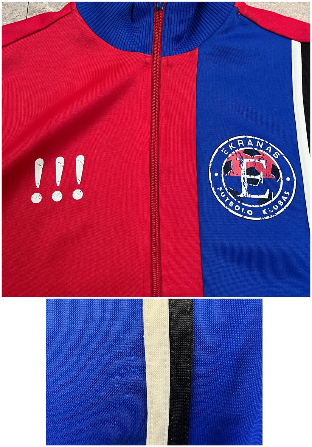 아디다스 에크라나스 유로파 트랙탑 져지 레드 S  #csz3335 상품이미지5