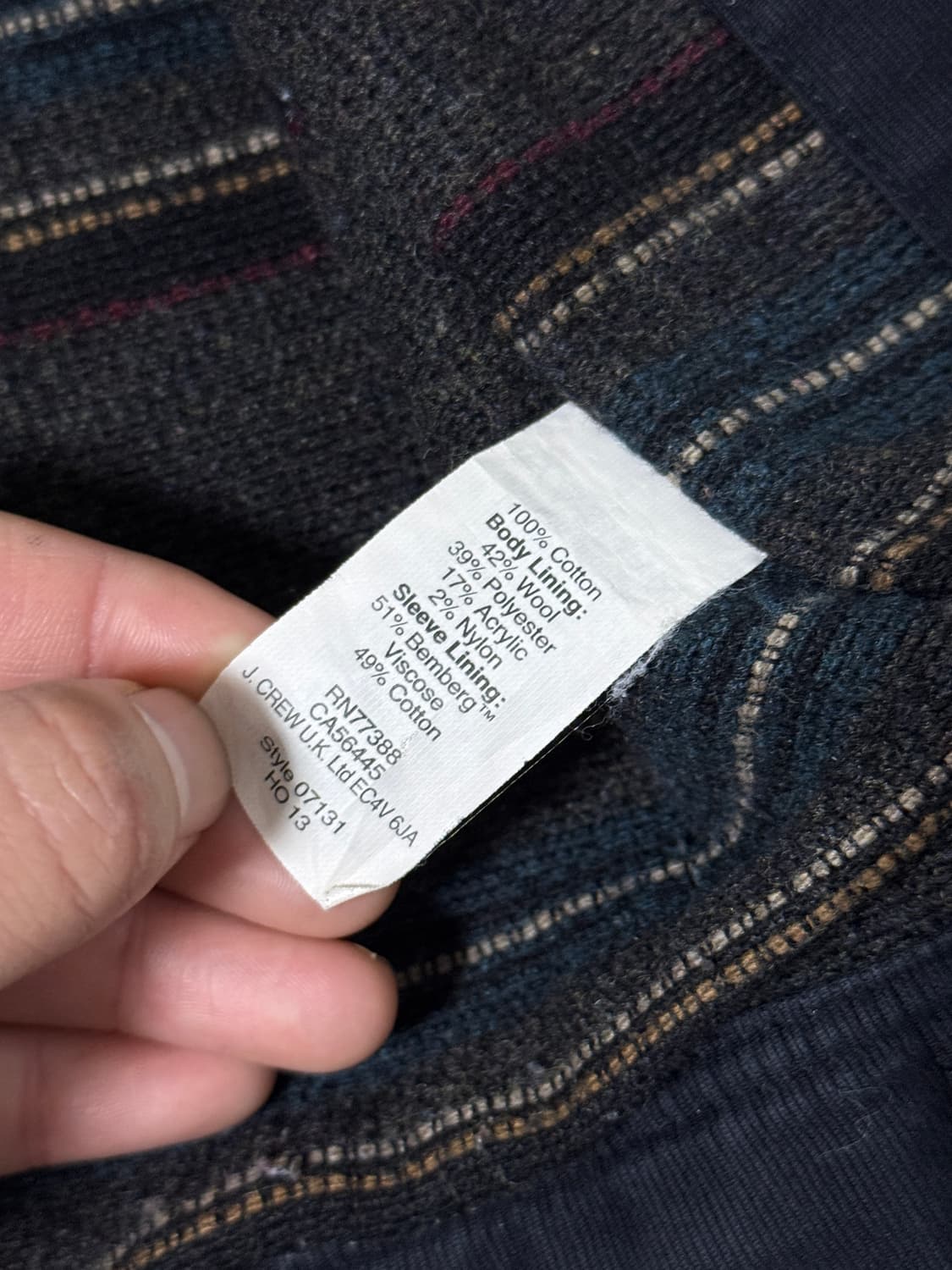 Wallace barnes 블랭킷 캔버스 코튼 워크 자켓 j crew 상품이미지9