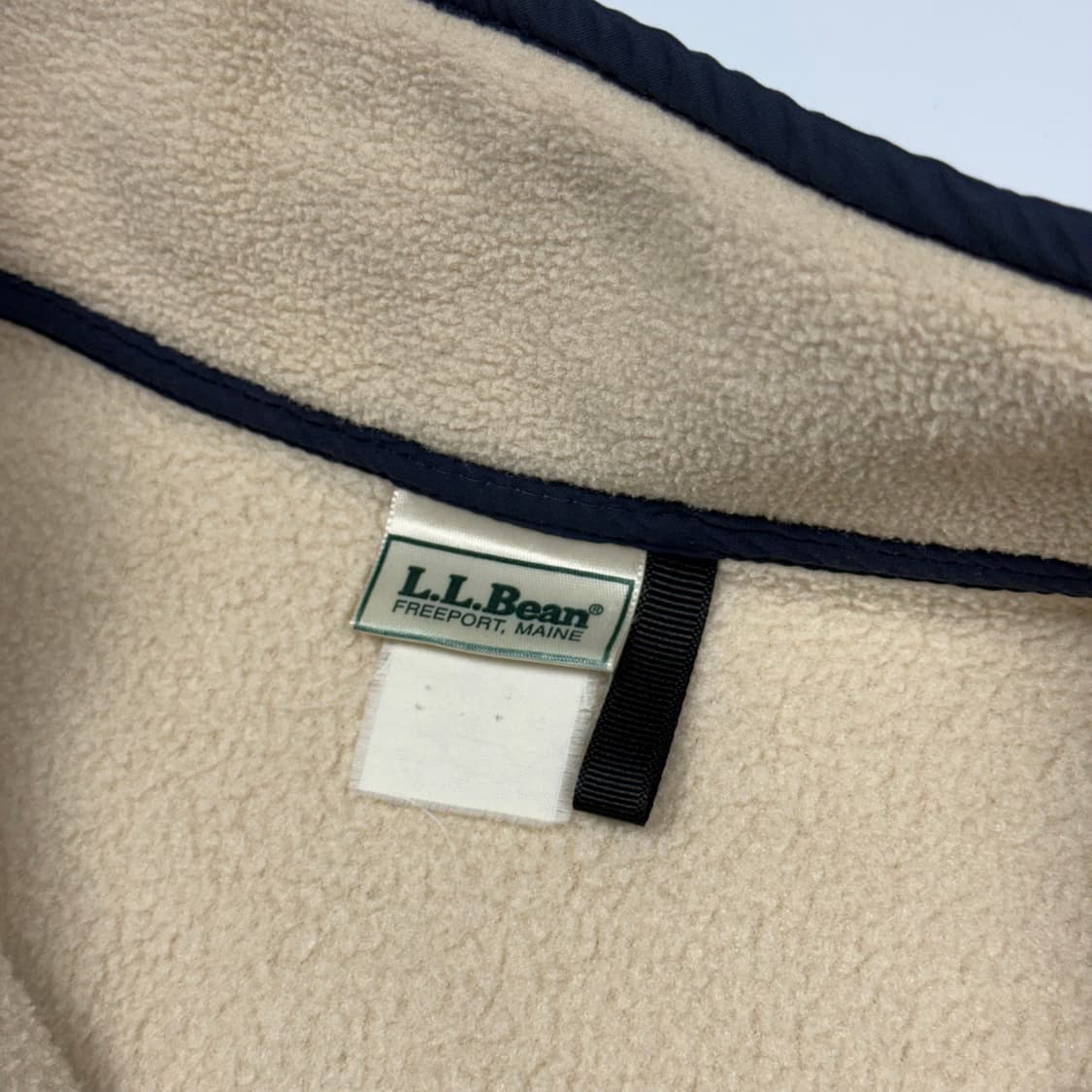 (110) 80s 엘엘빈 플리스 풀오버 아이보리 상품이미지7