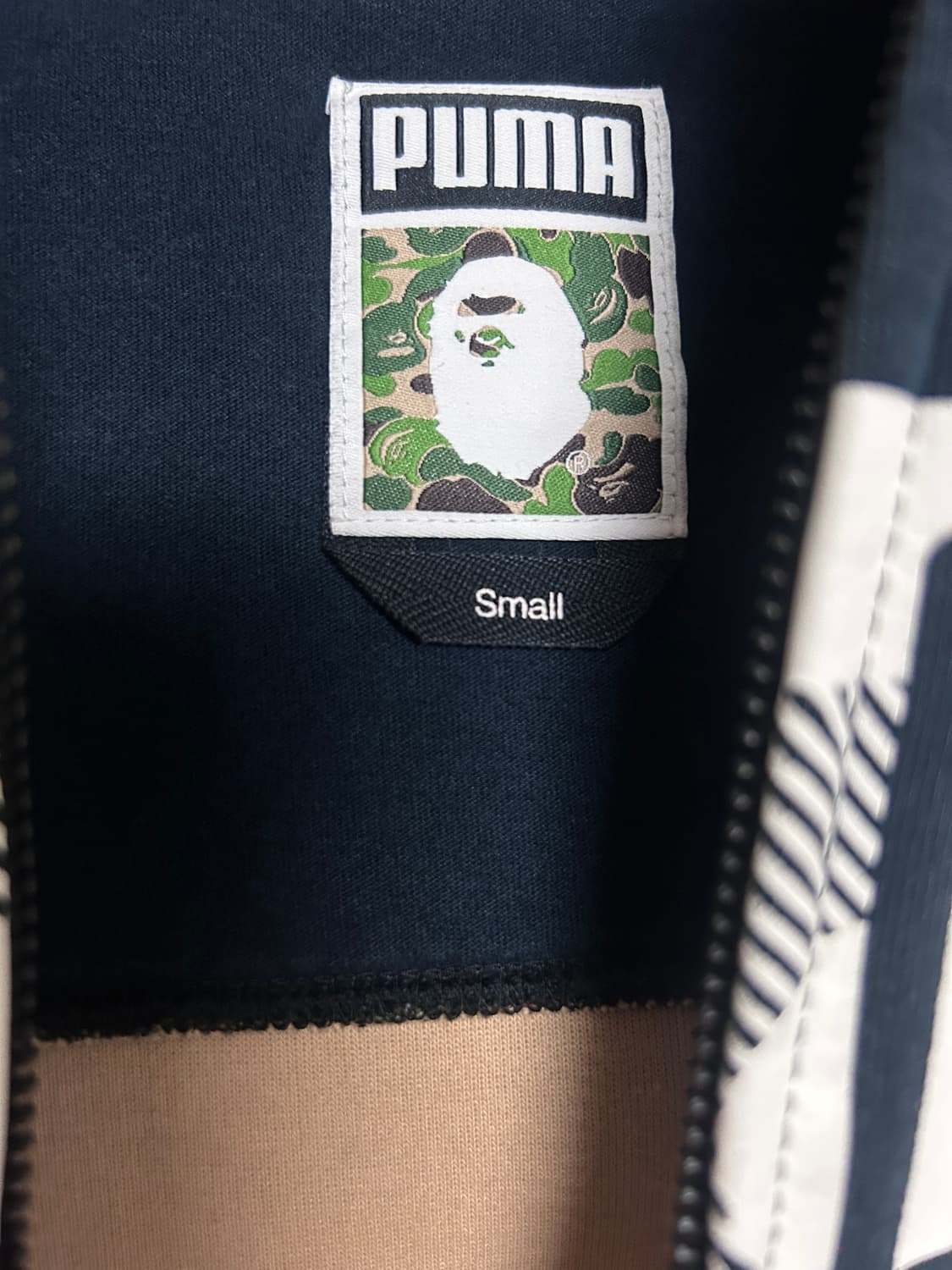 PUMA × BAPE 콜라보 샤크 후드집업 녹계 상품이미지3