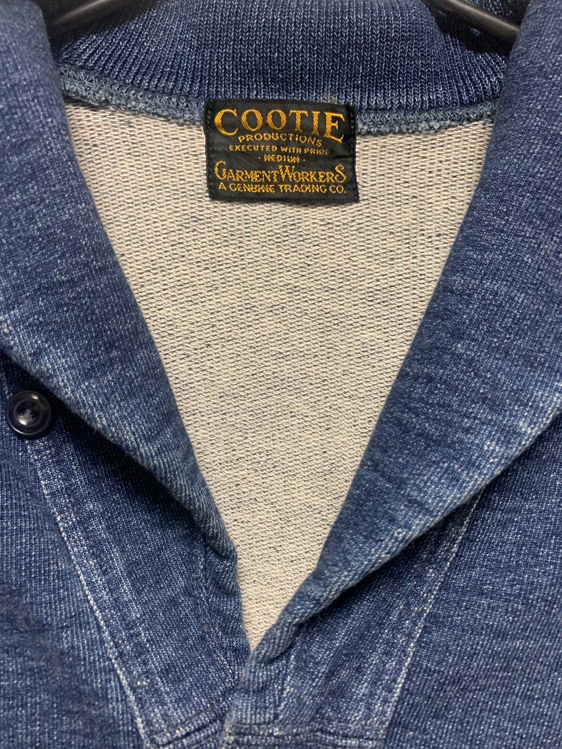 Cootie 인디고 숄카라 가디건 상품이미지3