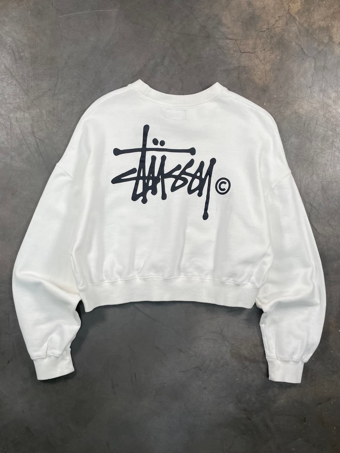 재팬 스투시 스탁로고 스웻셔츠 상품이미지1