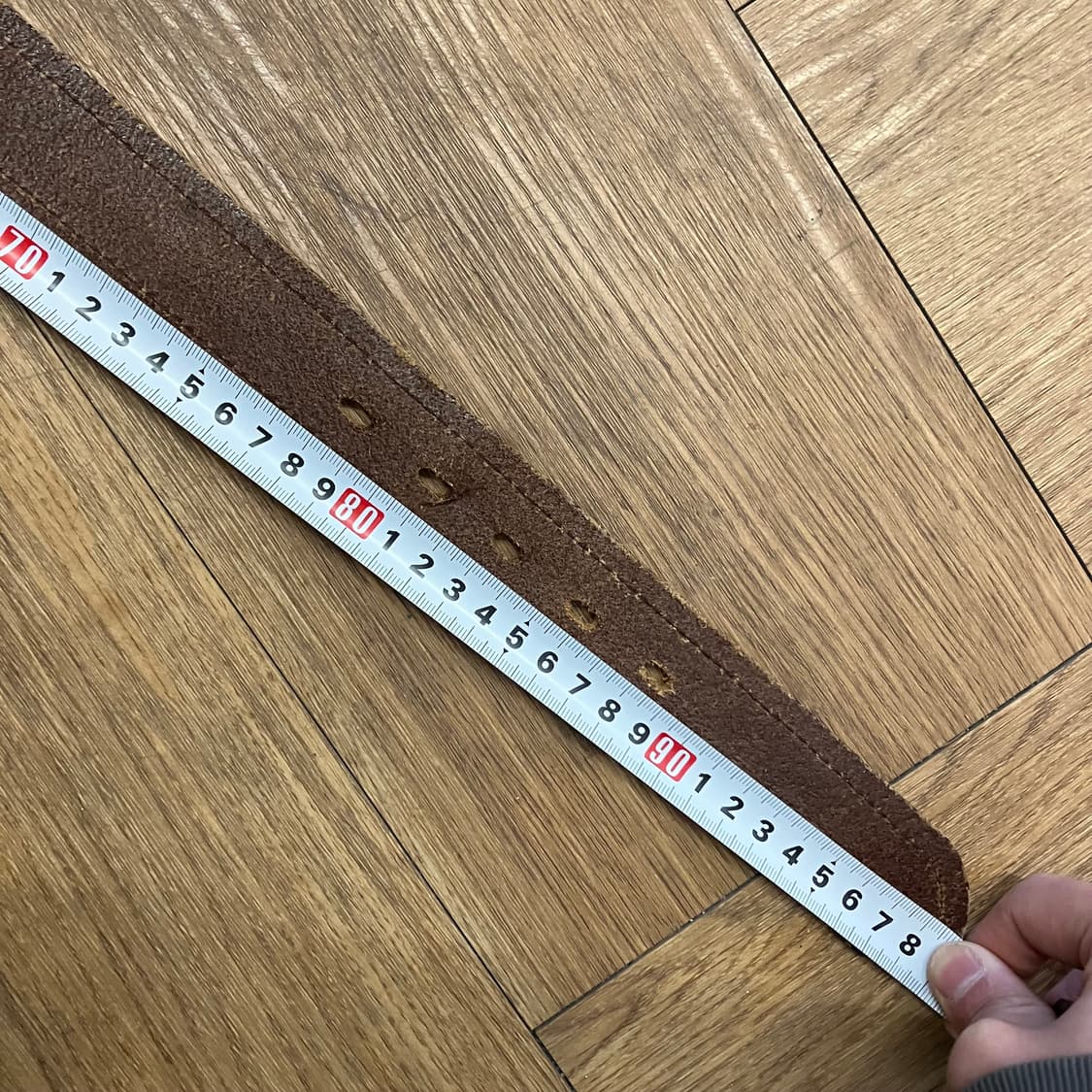 N16 디젤 가죽 벨트 브라운 상품이미지3