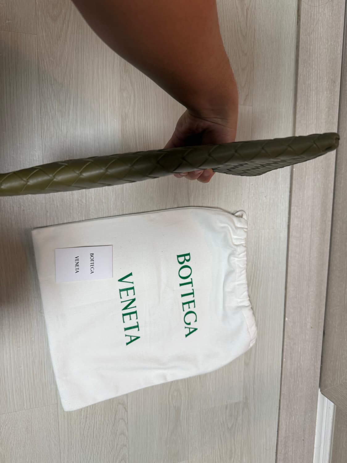 보테가베네타 인트레치아토 하프 지퍼 파우치 상품이미지4