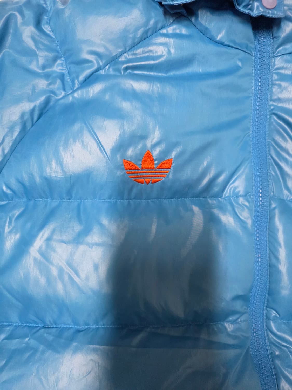 아디다스 스카이블루 구스다운 패딩 105사이즈 실측 70/60 상품이미지2