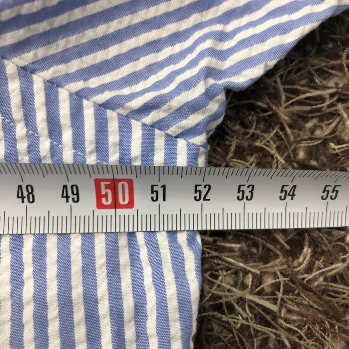 S 폴로 랄프로렌 시어서커 스트라이프 반팔 셔츠 상품이미지6