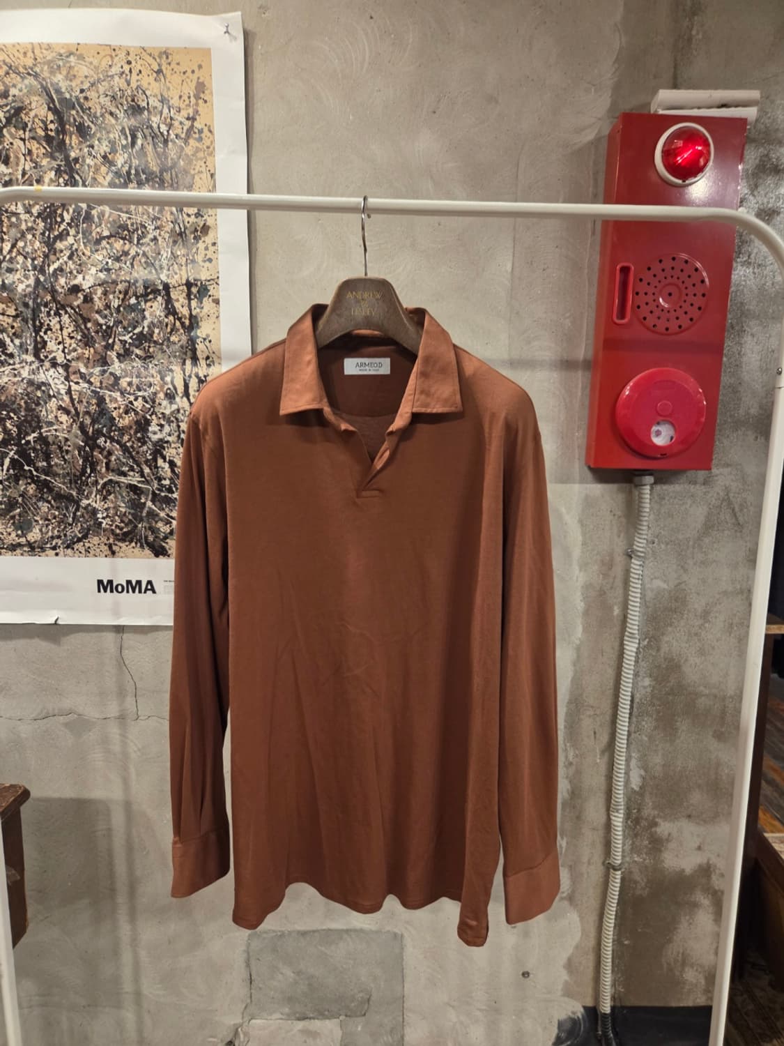 ARMEO.D 오픈칼라넥 티셔츠  상품이미지8