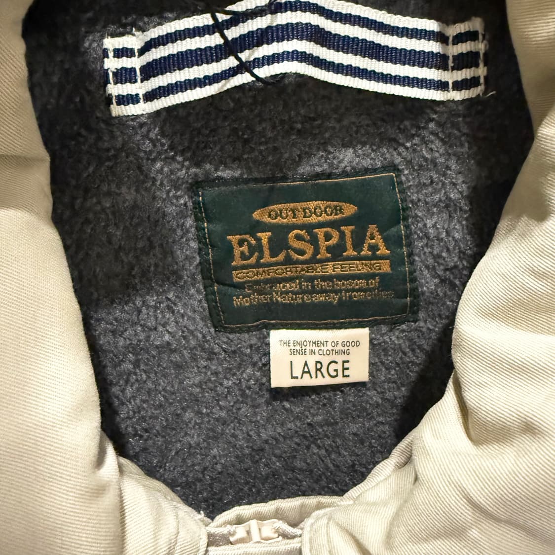 ELSPIA COLLECTION 아웃도어 코튼 마운틴파카 기모안감 디테일 상품이미지6