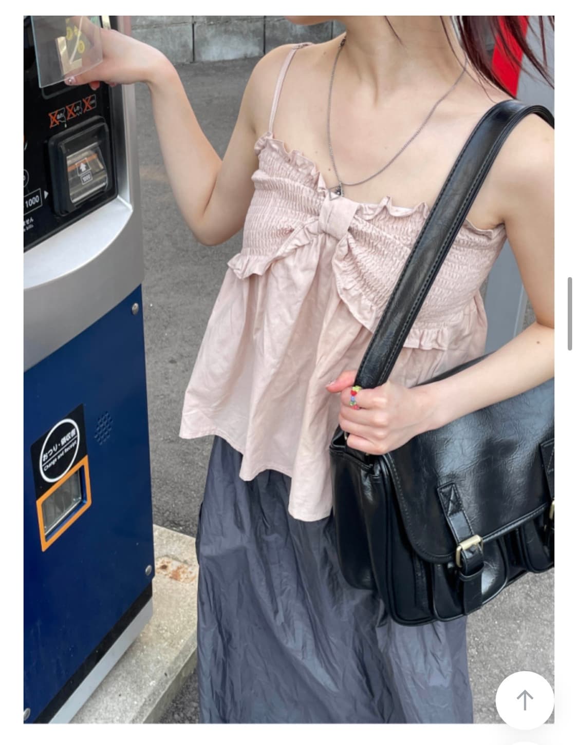 김아홉 mute smoke sleeveless 스모크 밴딩 민소매 나시 상품이미지1