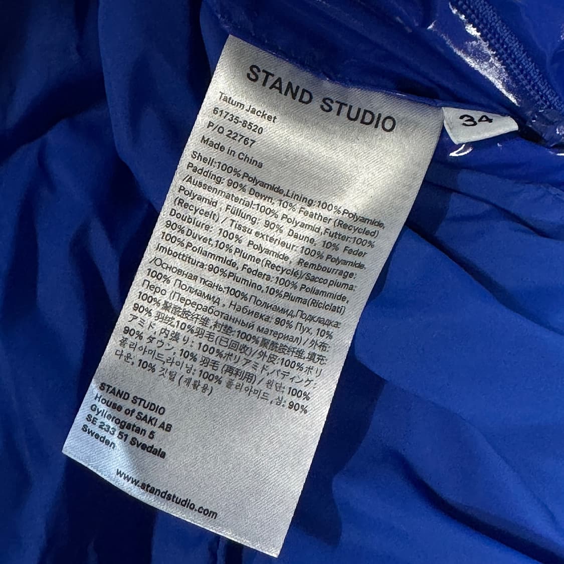 스탠드스튜디오 23 푸퍼 다운 숏 패딩 상품이미지7