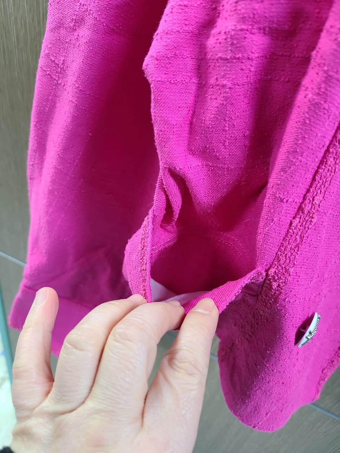 오브제 핑크 크롭 자켓 상품이미지5