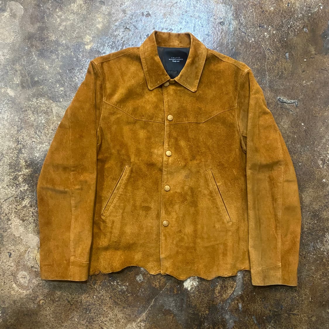 (2) UNUSED Cow suede jacket 상품이미지1