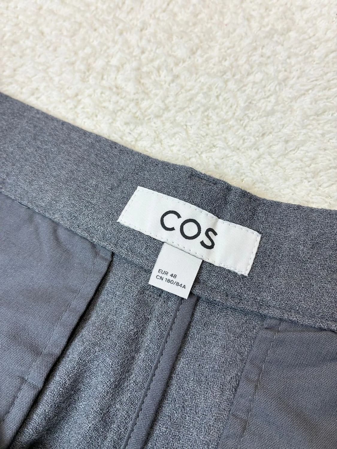 코스 COS 테이퍼드핏 울 팬츠 PN6122 상품이미지7