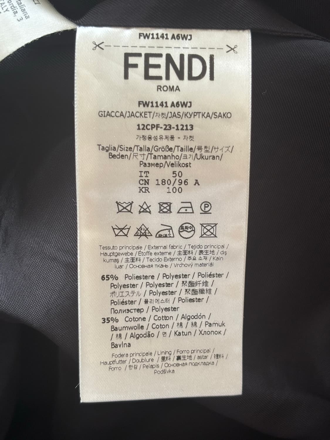 펜디 FF 로고 셔츠  50사이즈 FW1141 A6WJ 팝니다 상품이미지6