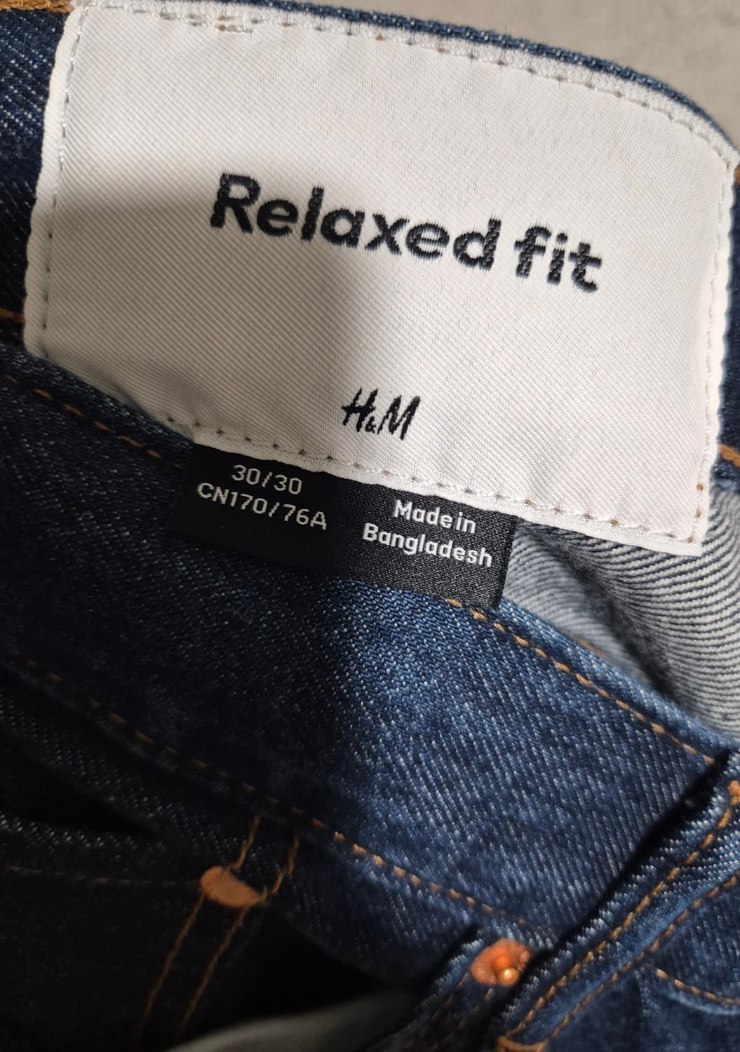 [30]H&M에이치앤엠 릴렉스핏 데님청바지 상품이미지4