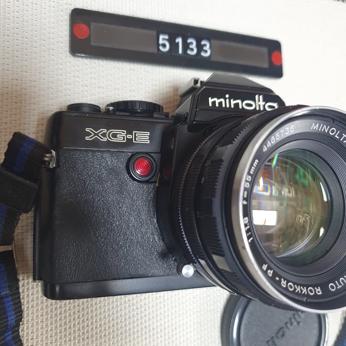 미놀타 XG-E 필름카메라 블랙바디 1.8 단렌즈 상품이미지2