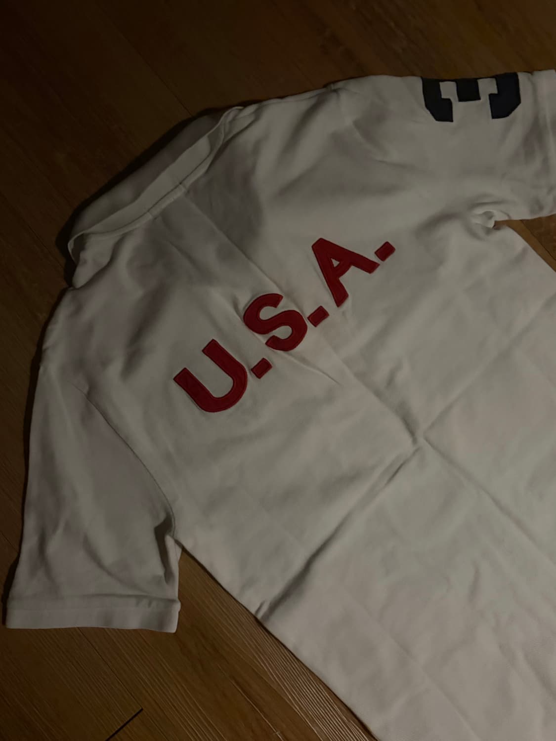 폴로 빅포니 치프키프 usa 미국 카라티 반팔 화이트 상품이미지2