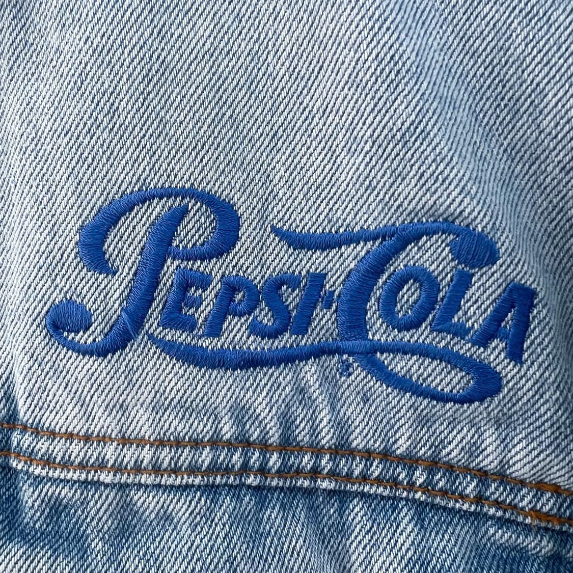 빌리언진 펩시콜라 엠브로이드 데님 트러커 자켓 상품이미지5