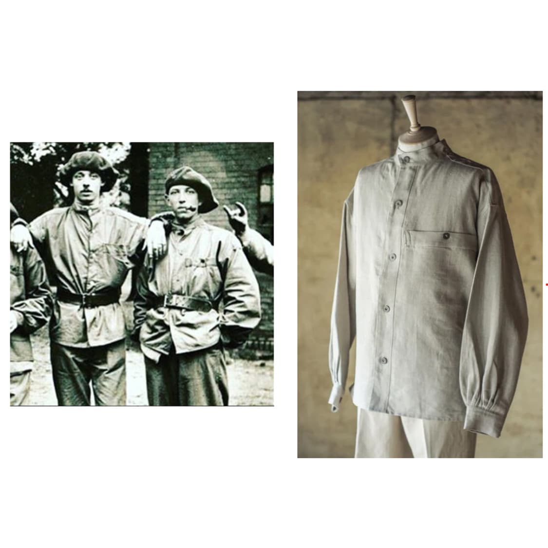 아나토미카 BOURGERON 린넨 셔츠 자켓 XL사이즈 상품이미지5