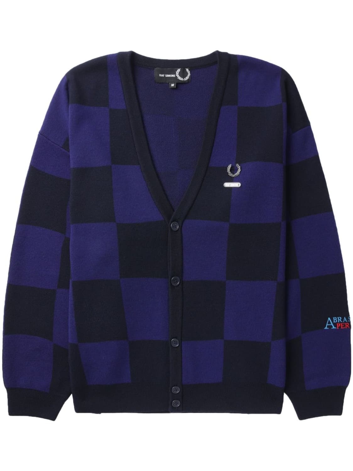 라프시몬스x프레드페리 체커보드 가디건 상품이미지1