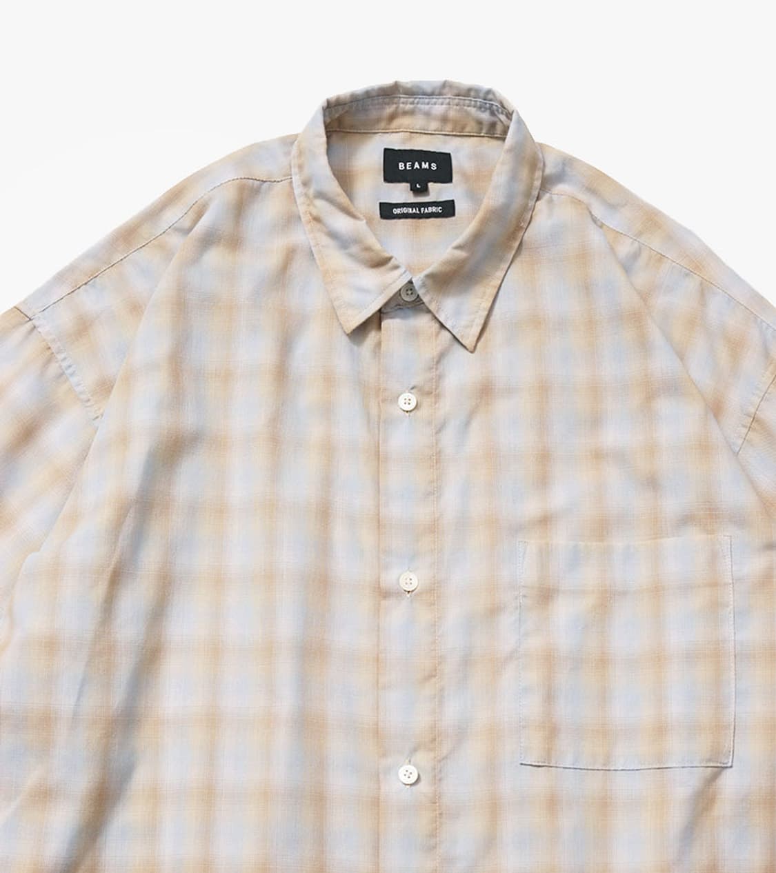 BEAMS - OMBRE CHECK EASY SHIRT 상품이미지4