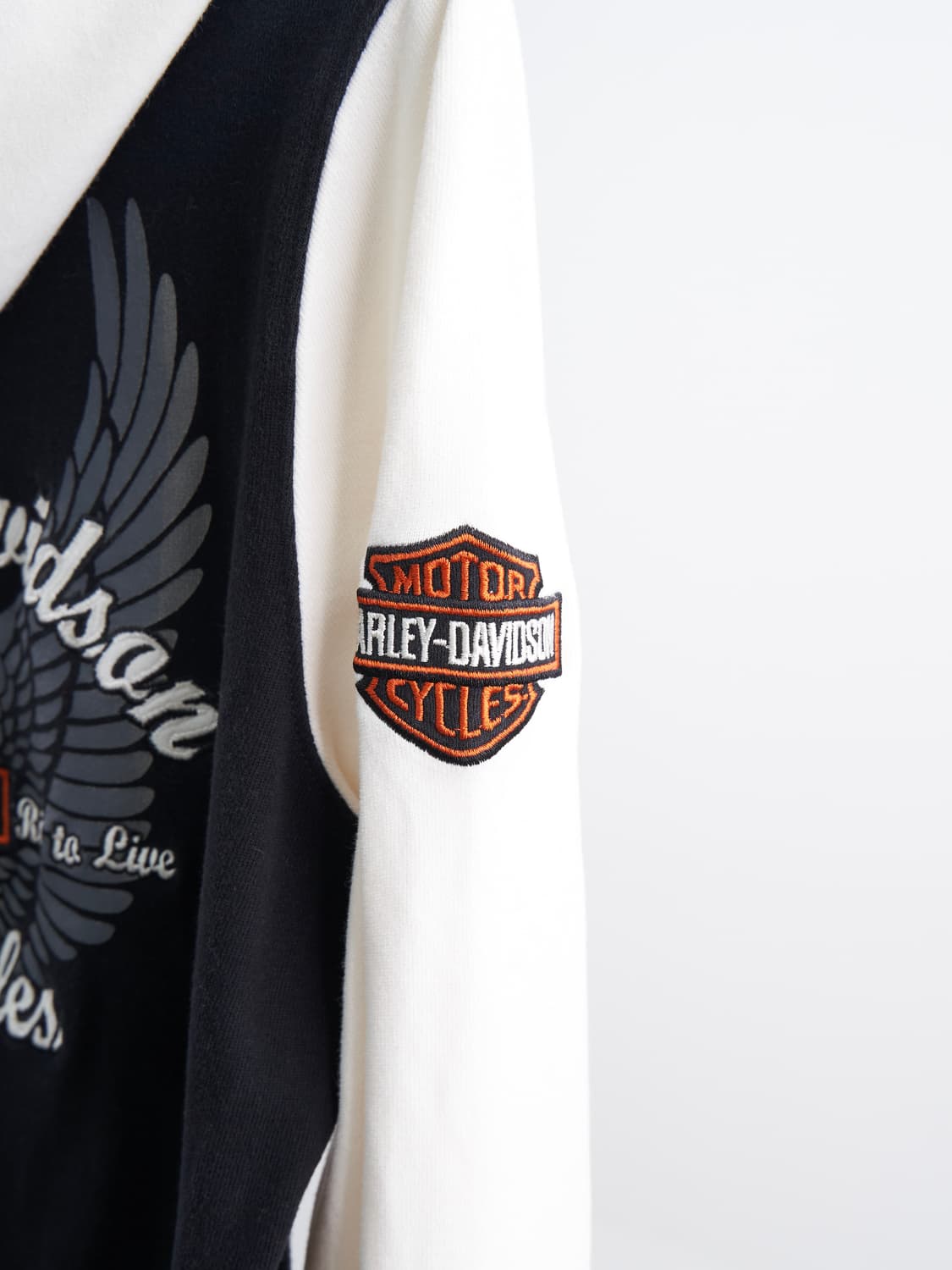 Harley Davidson 윙 레터링 프린팅 후드집업 상품이미지7