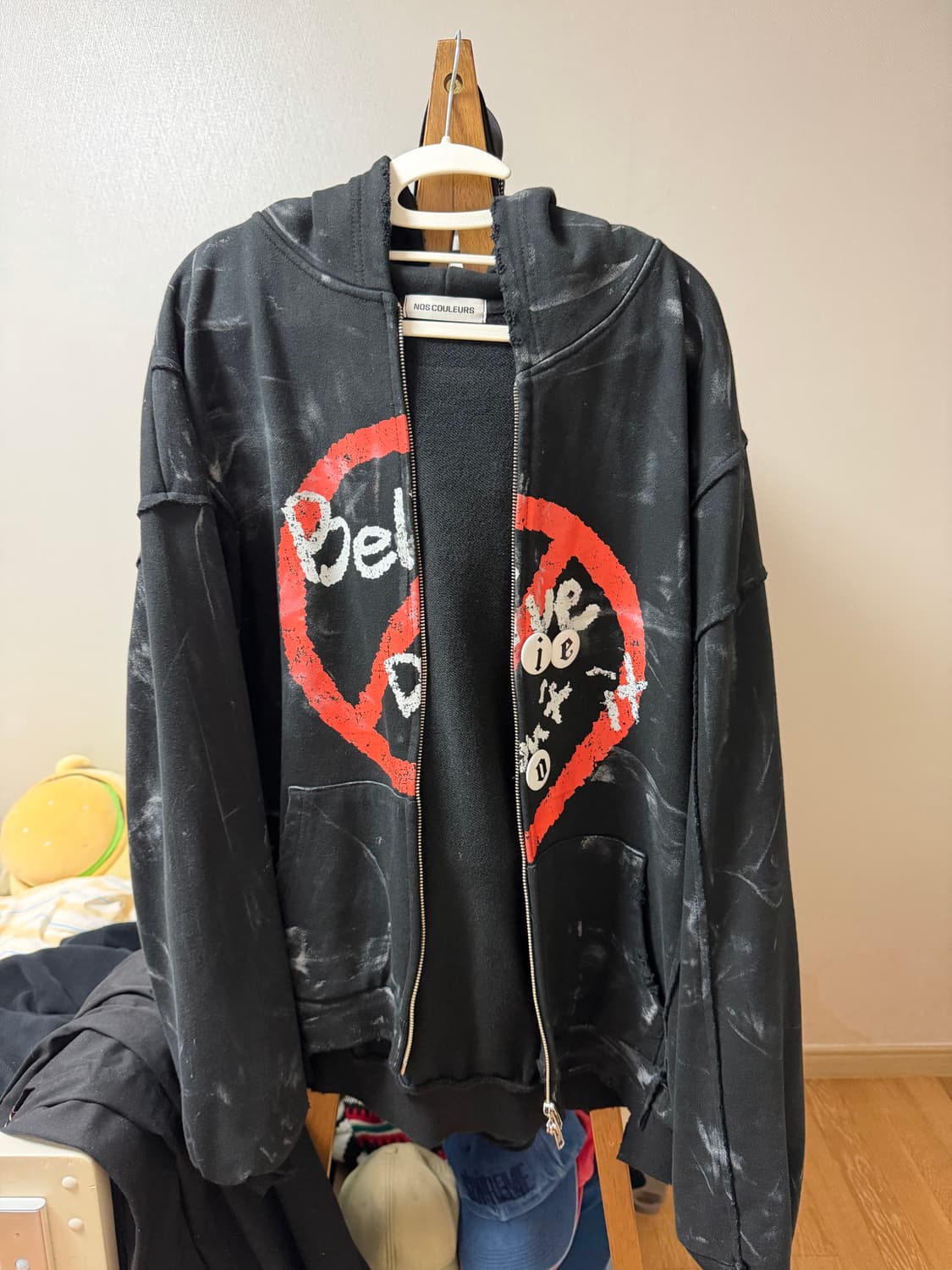 노쿨러스 빈티지 후드집업 1사이즈 상품이미지1