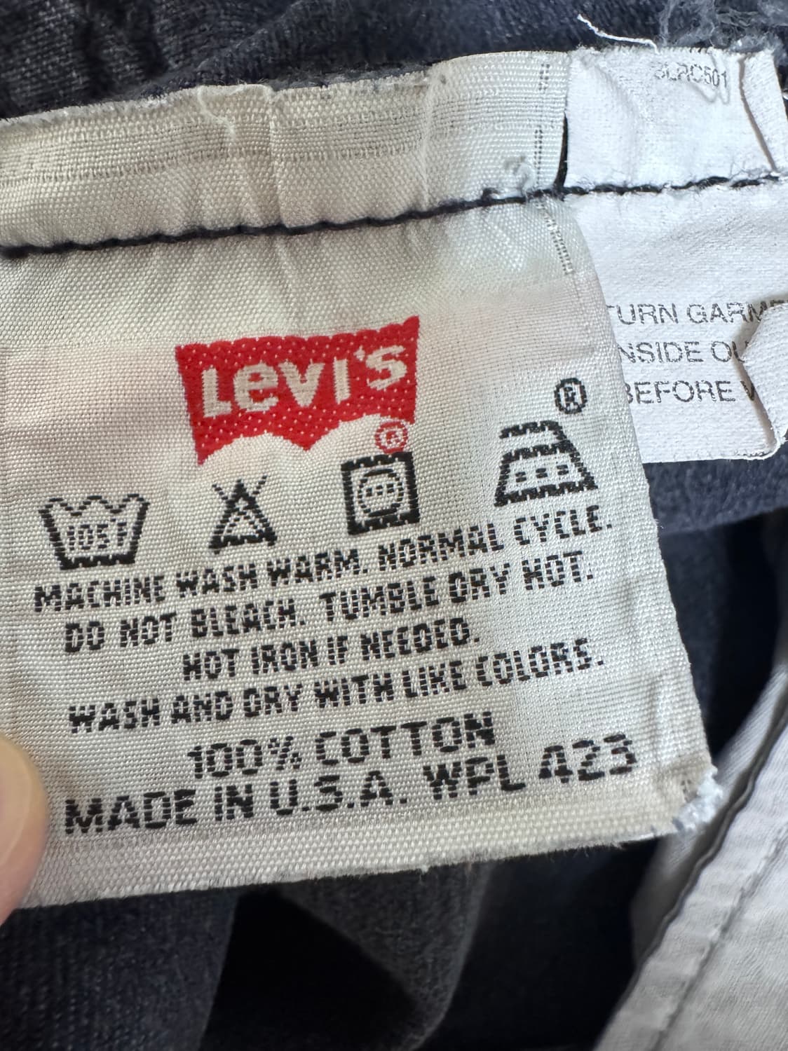 빈티지 90s 리바이스 Levis 501 블랙 32/30 상품이미지4