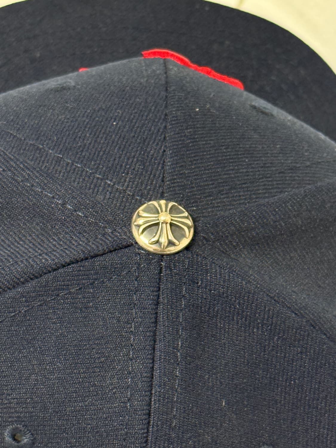 크롬하츠 베이스볼 볼캡 네이비 레드 상품이미지3