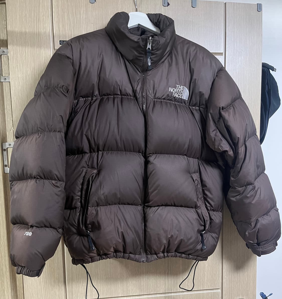 노스페이스 센터로고 눕시 무광 브라운 L 상품이미지1