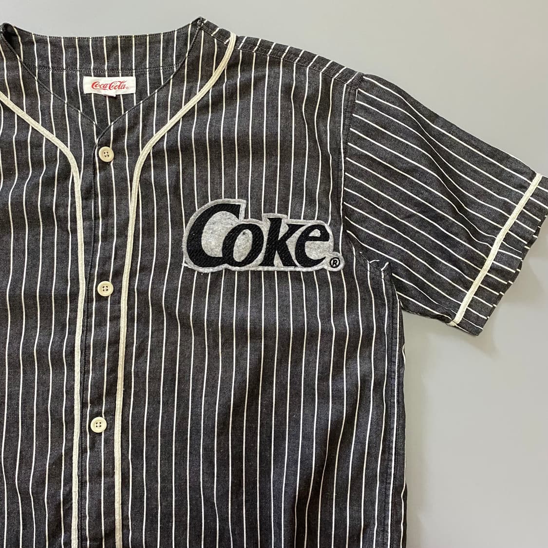 (M)90s 코카콜라 베이스볼 저지셔츠  상품이미지2