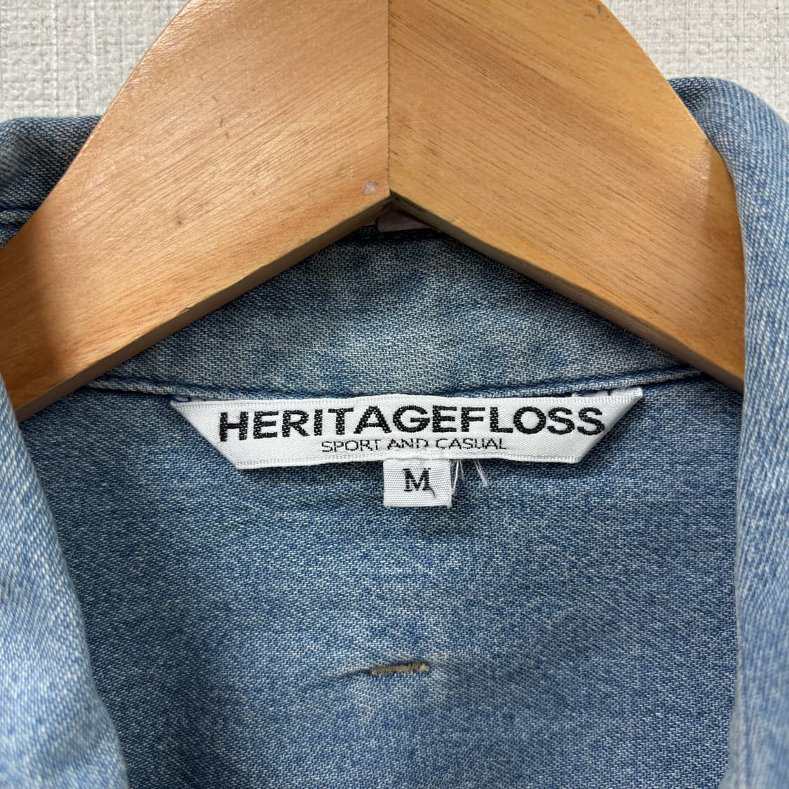 헤리티지플로스 데님 필드 셔츠  상품이미지6