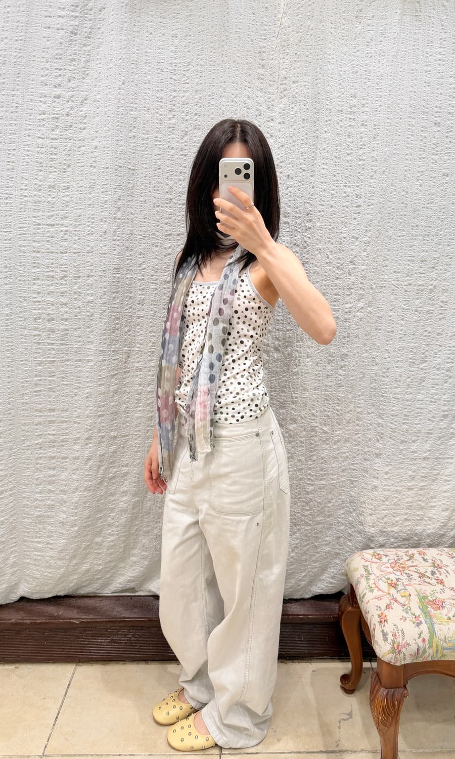 mini polka sleeveless 상품이미지5