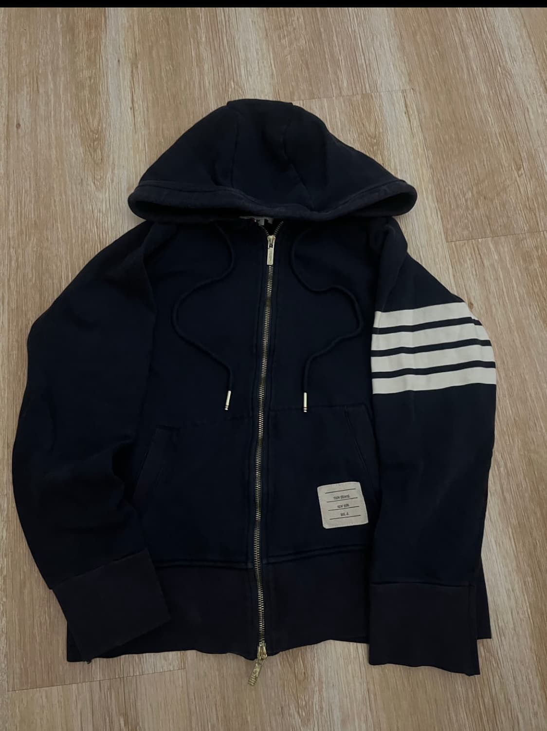 톰브라운 후드집업(네이비) 상품이미지2