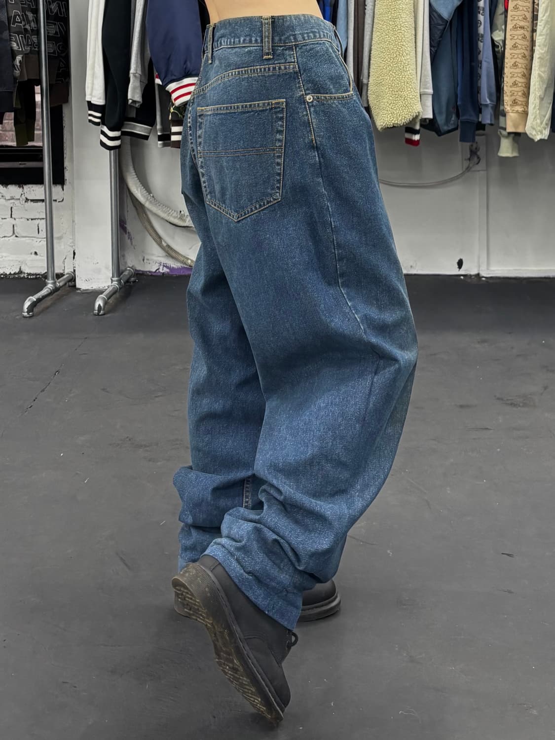 타미 힐피거 올드스쿨 빅로고 데님팬츠 상품이미지4