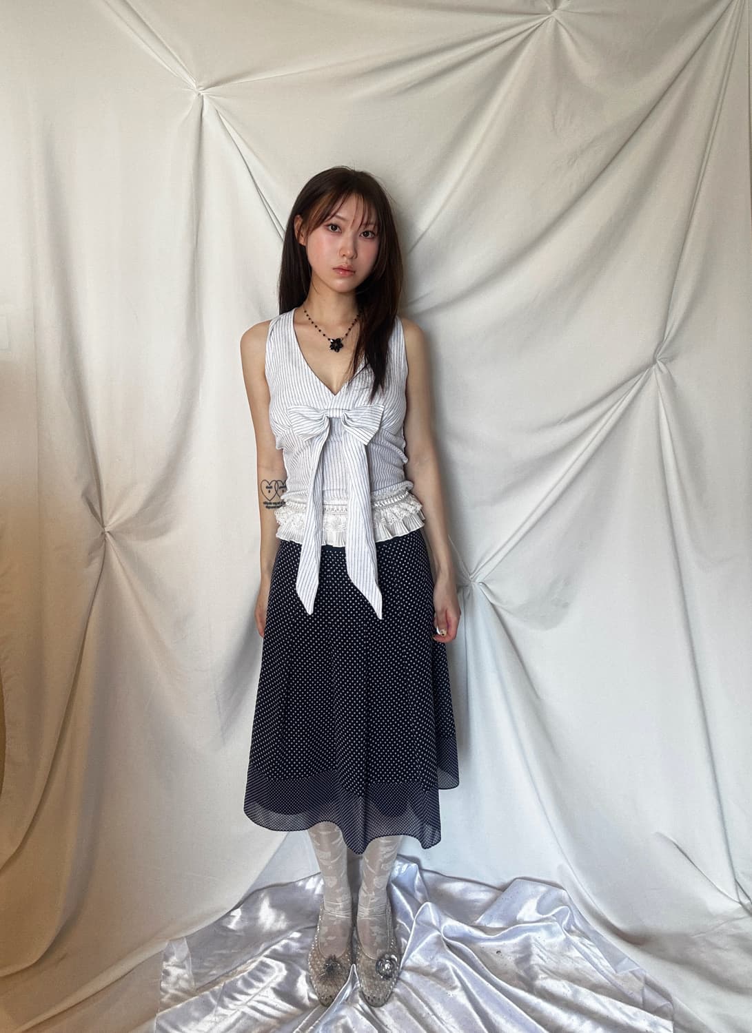 도트 스커트 상품이미지2