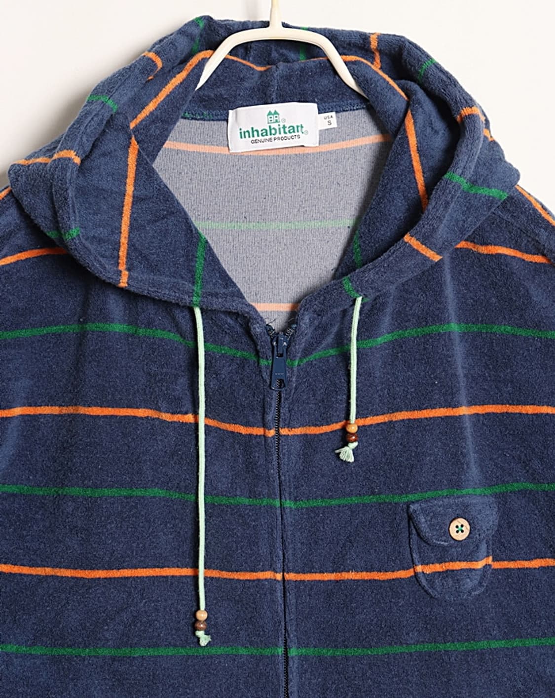 inhabitant Terry Zip Hoodie 상품이미지2