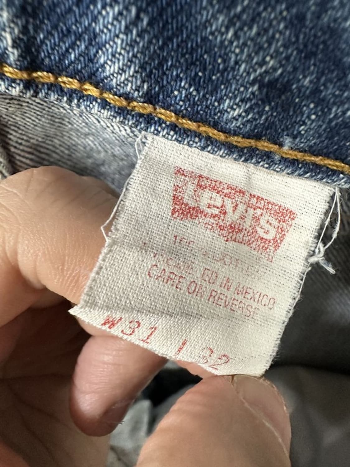 [W31L32] LEVI'S 리바이스505 90s 빈티지오렌지탭 상품이미지6