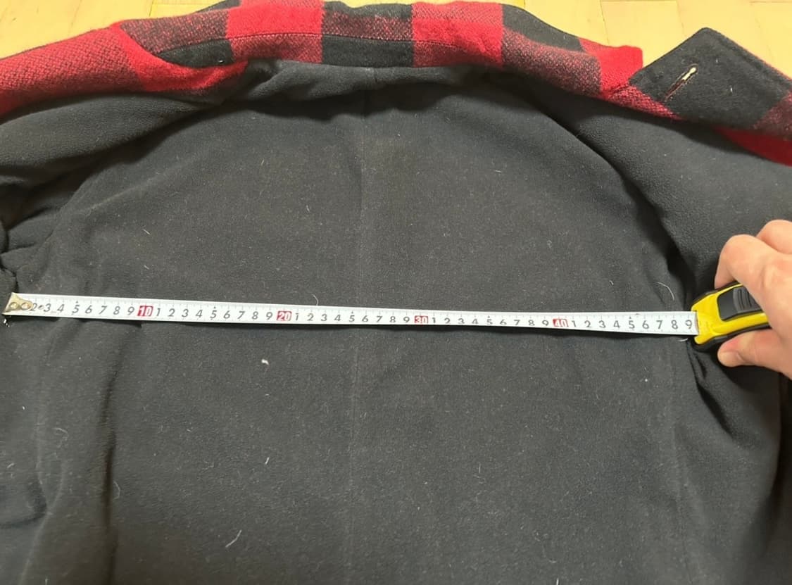 와코마리아 체크코트 L사이즈(95) 판매합니다 상품이미지6