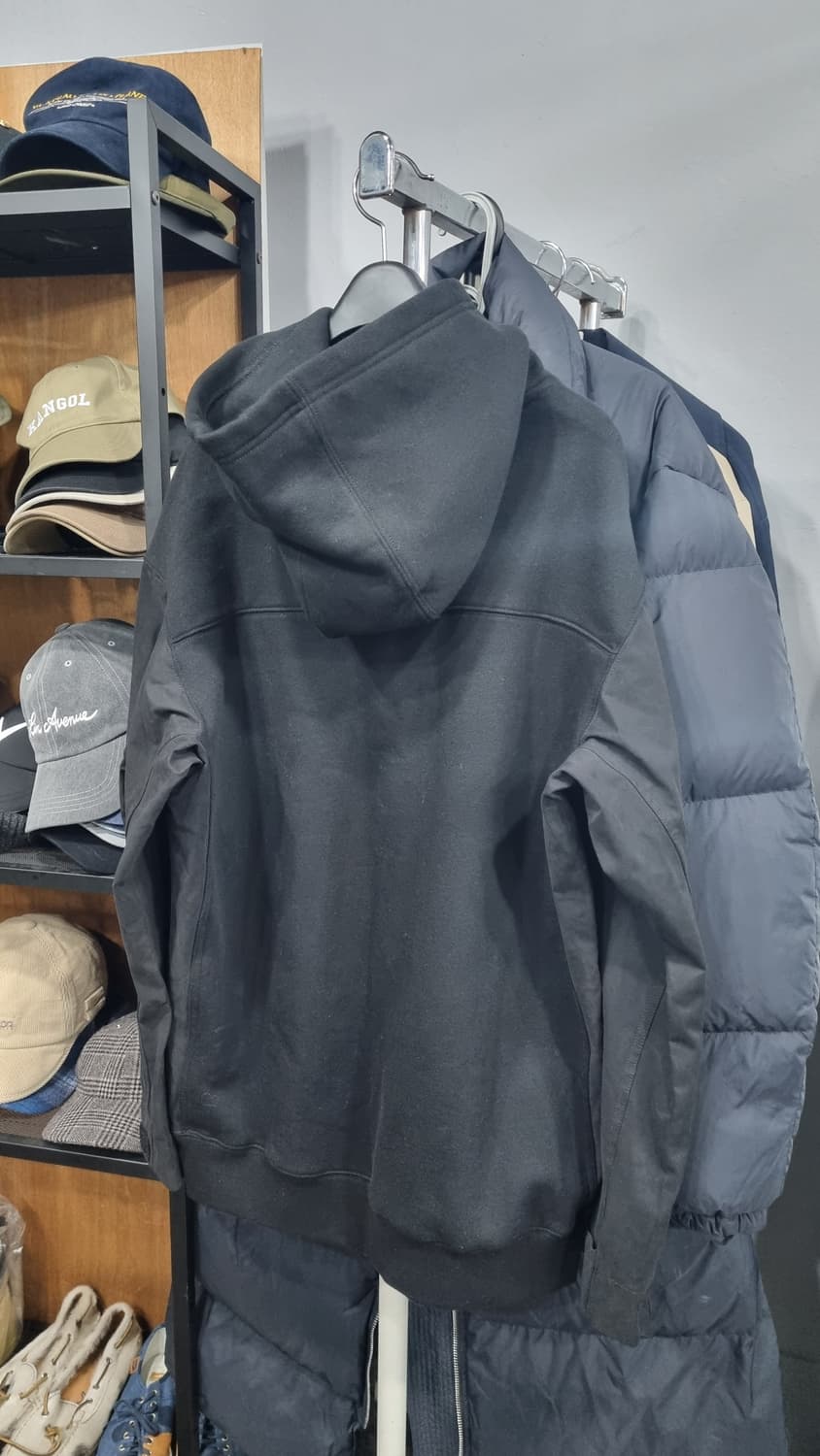 (밥켓) bobcat 남성 블랙 기모 후드 (100~110) 상태깔끔 상품이미지2