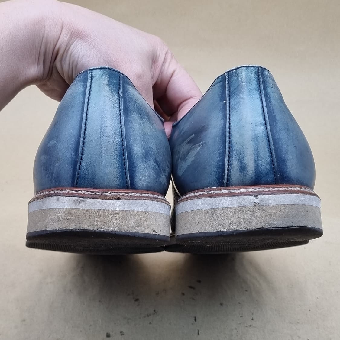 탠디 펀칭 캐주얼 가죽구두270 상품이미지4