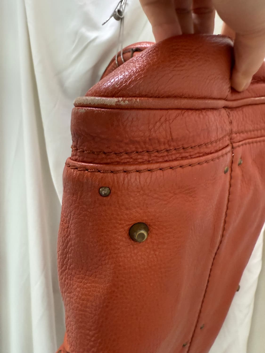 A+ ) 끌로에 패딩턴백  레드브라운 상품이미지5