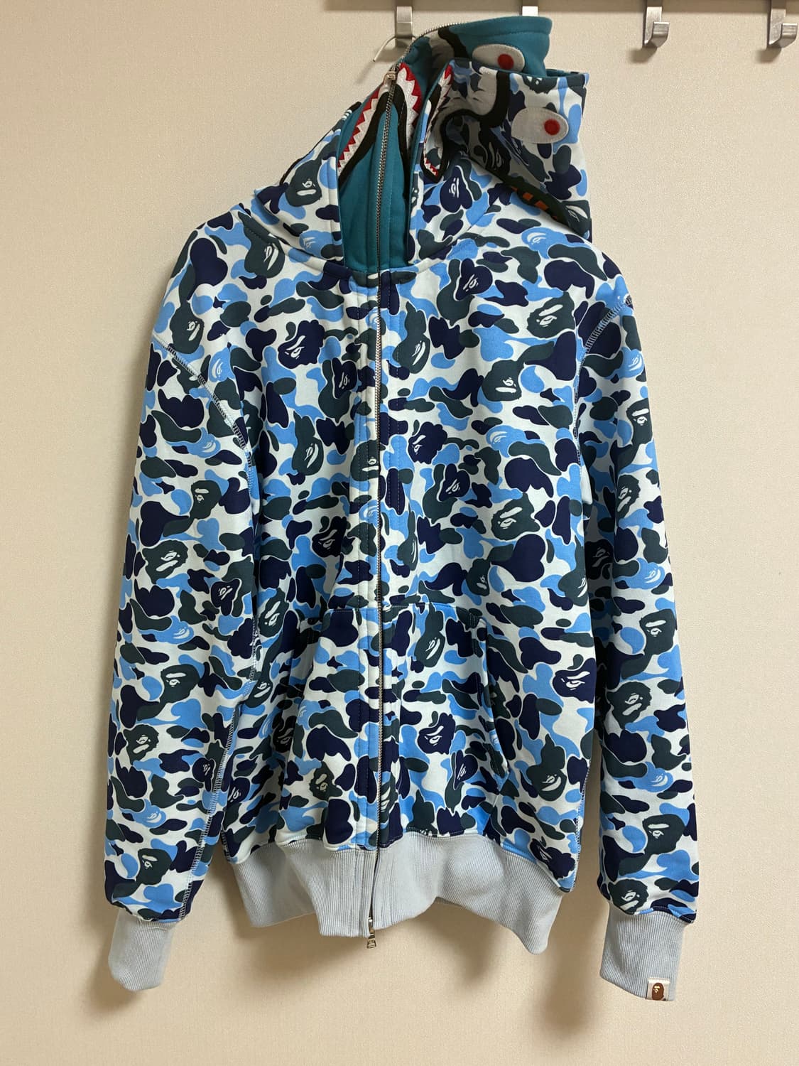 베이프 더블샤크 후드집업 XL 상품이미지1