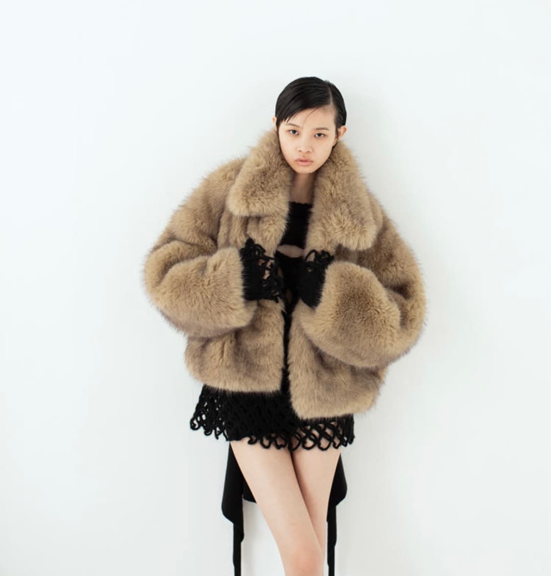 Leinwande 라인반데 퍼 egg fur 새제품 상품이미지1