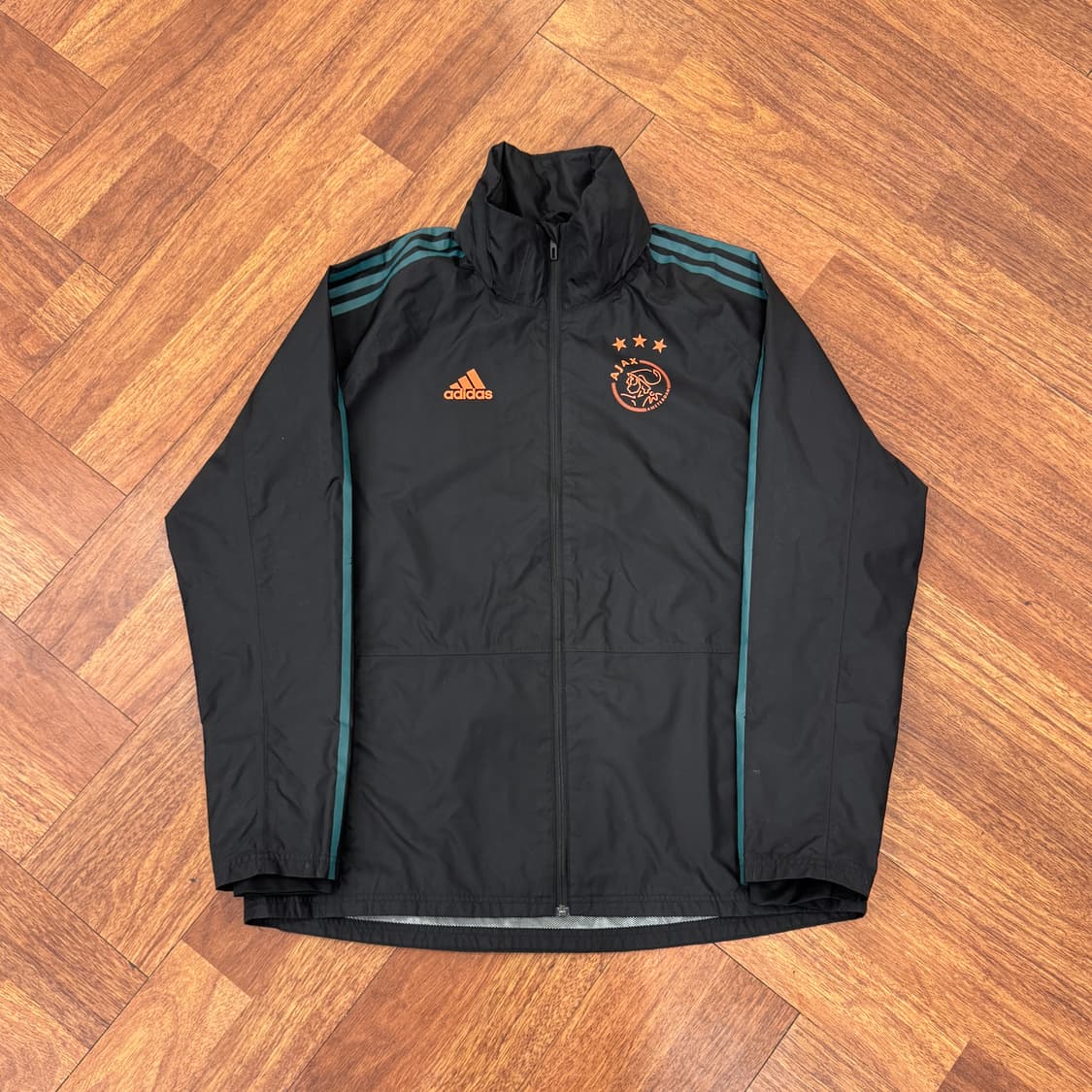3XL 해외판 아디다스 아약스 19-20 올웨더 바람막이 자켓  상품이미지1