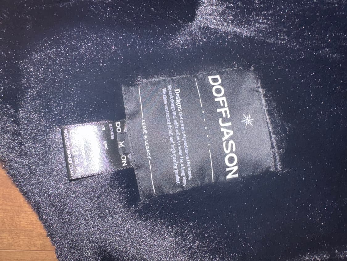 도프제이슨 솔리드 무톤 자켓[M] 상품이미지2